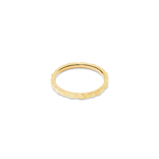 coeur-de-lion-ring-slim-wave-gold-edelstahl image 1
