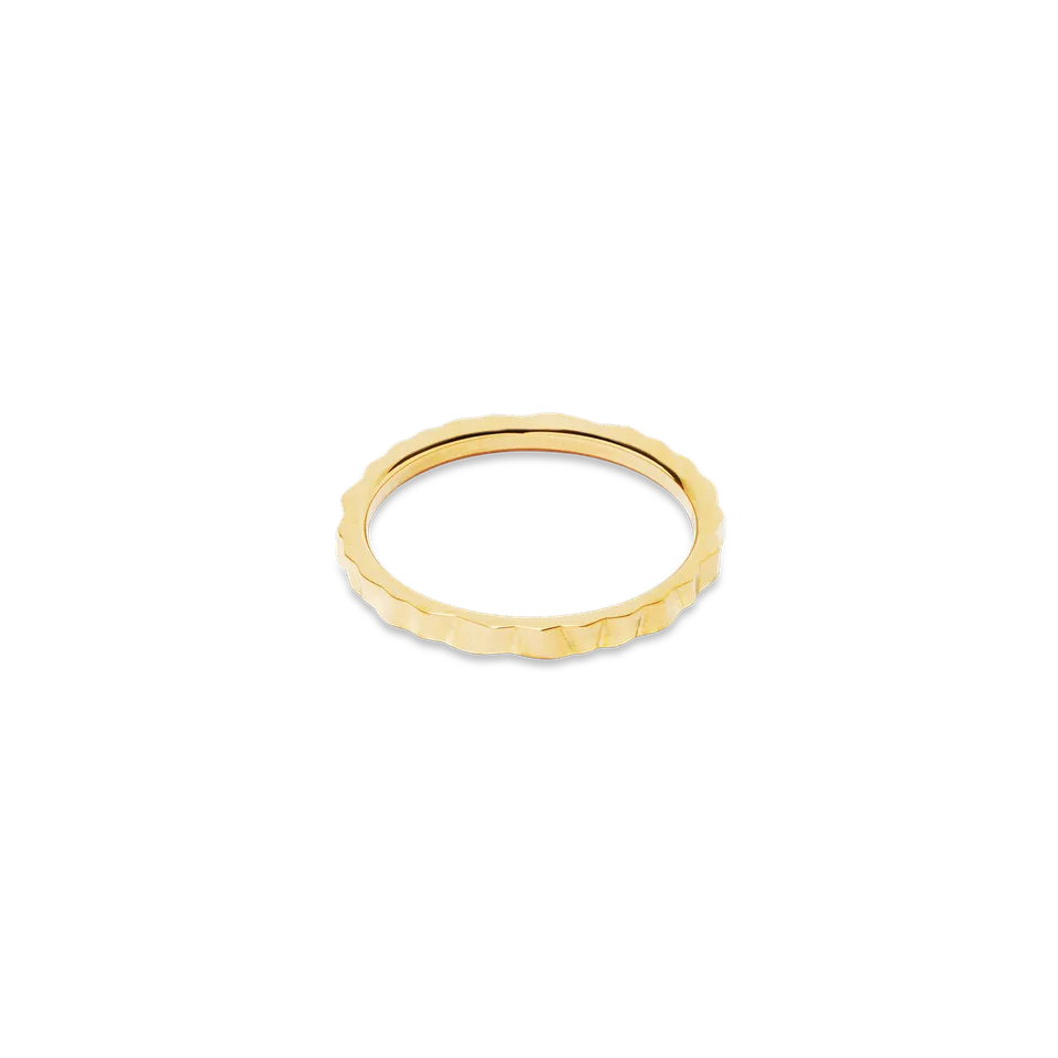 coeur-de-lion-ring-slim-wave-gold-edelstahl image 1