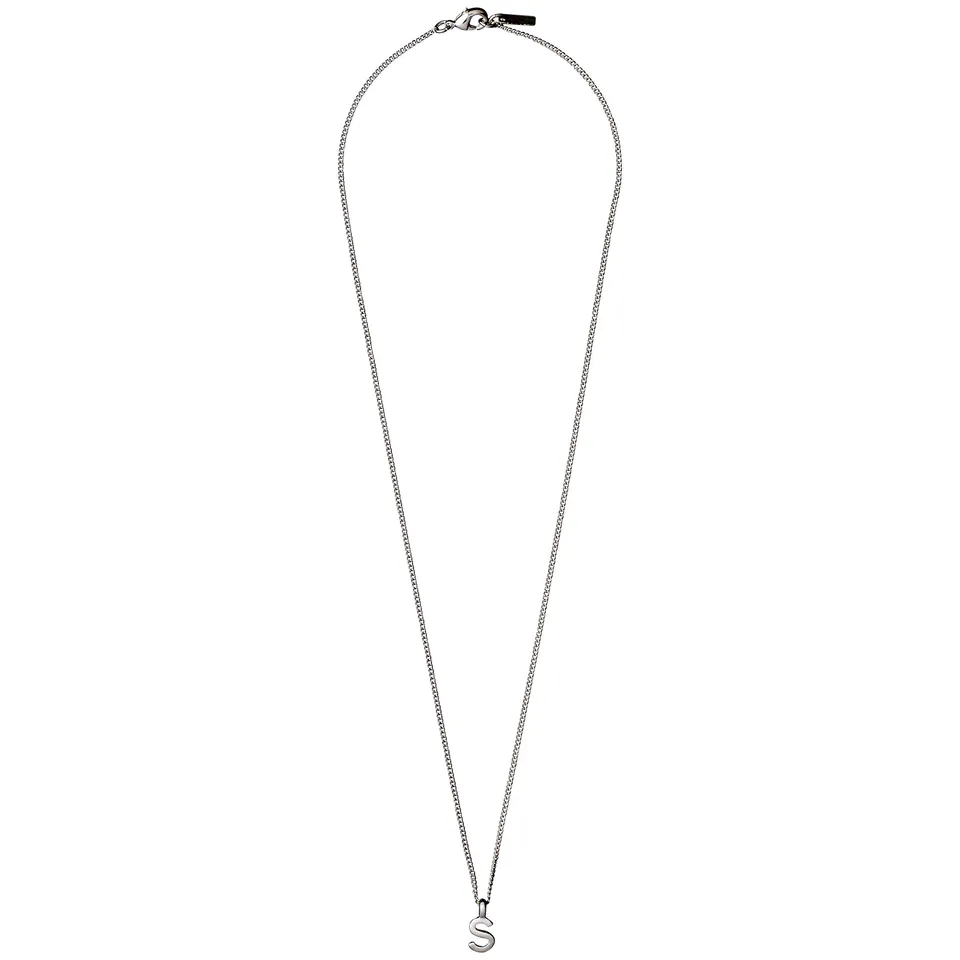 pilgrim-charm-halskette-mit-s-anh-nger-versilbert-43-cm image 1