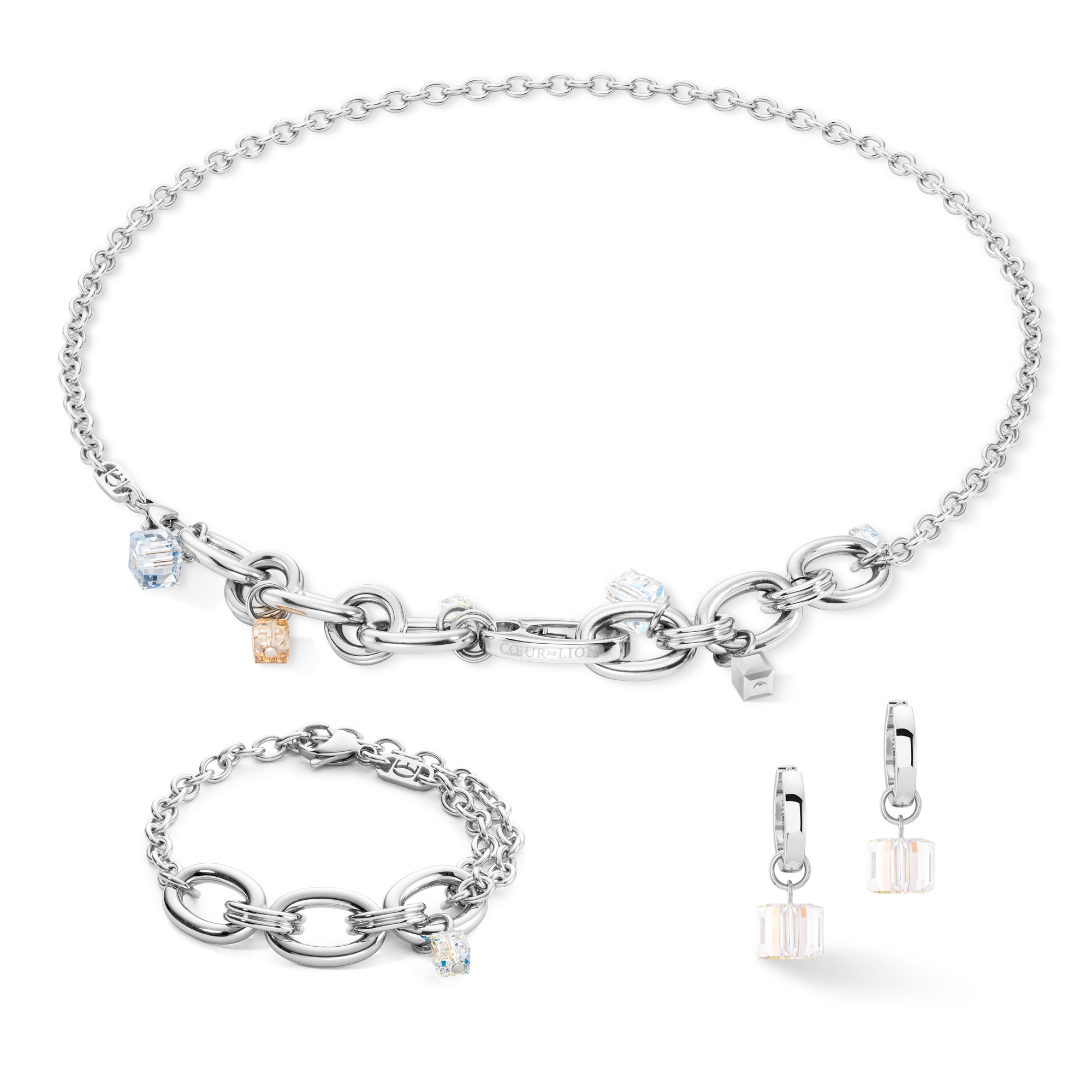 coeur-de-lion-halskette-chunky-chain-runway-exlusive-silber image 3