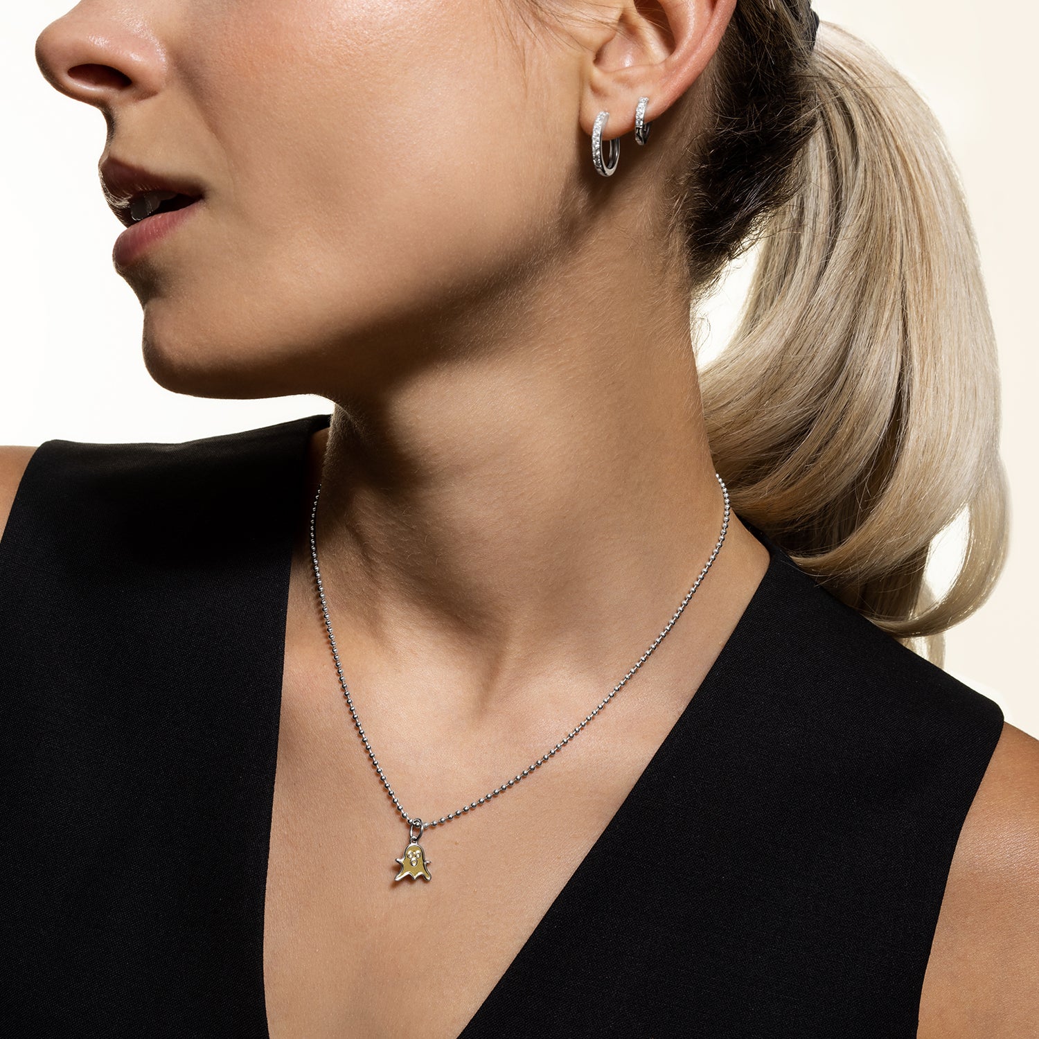 xenox-ghost-charm-925-sterlingsilber-18k-vergoldet-anh-nger image 3