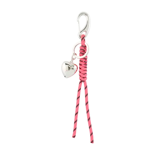 pilgrim-aerun-schl-sselanh-nger-pink-versilbert-mit-herz image 1
