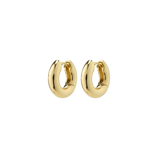 pilgrim-aica-chunky-huggie-creolen-gold-plated image 1