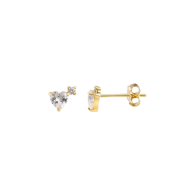 xenox-fine-ohrringe-585-gelbgold-mit-wei-en-zirkonia-2 image 1