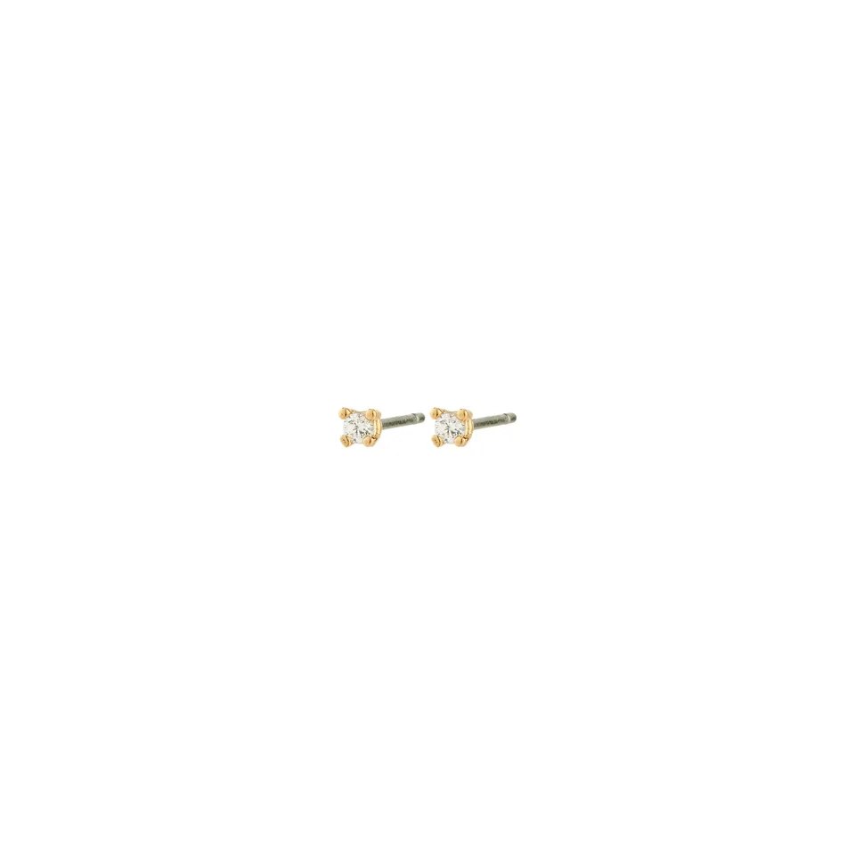 pilgrim-ravi-kristall-ohrstecker-goldplattiert image 1