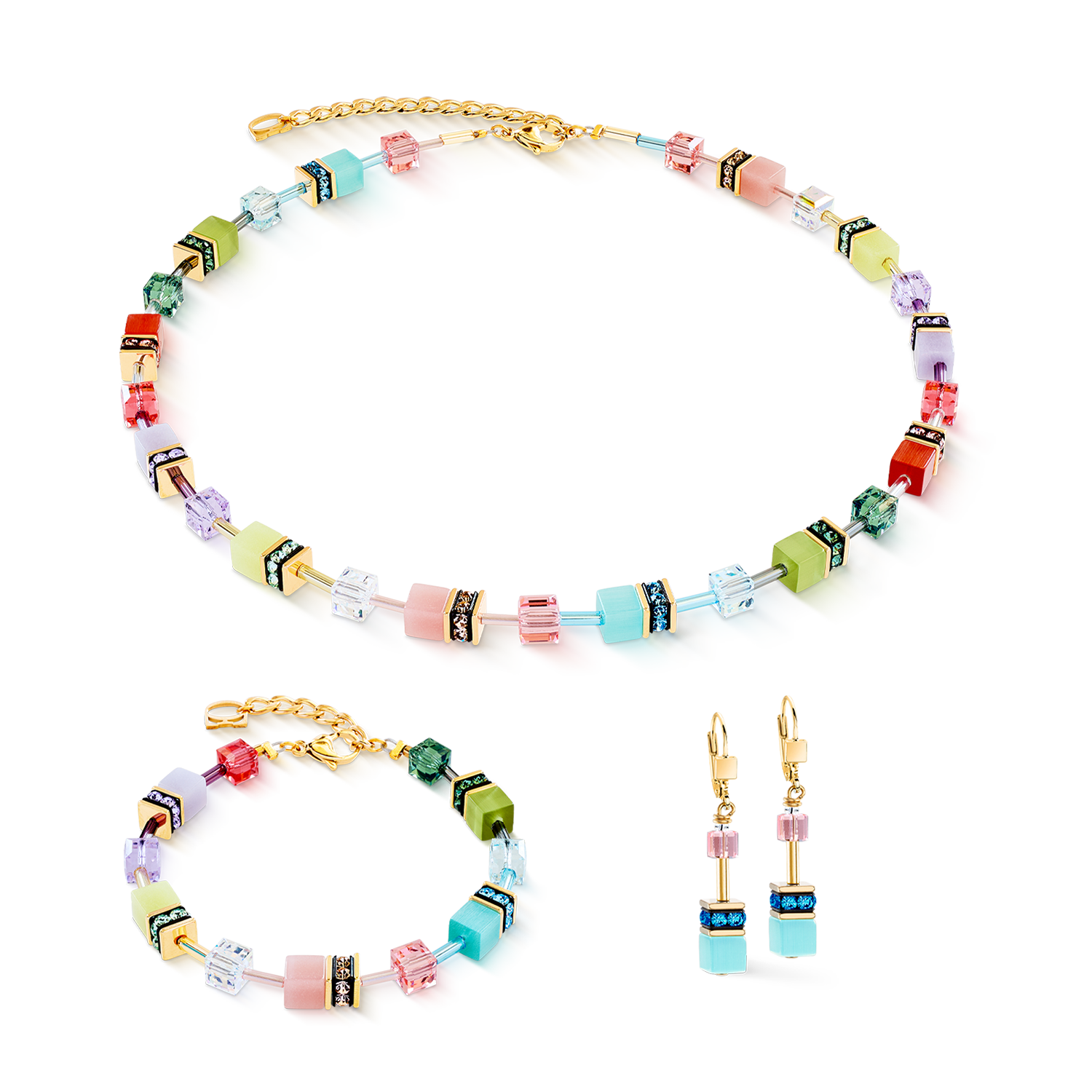 coeur-de-lion-geocube-iconic-ohrringe-spicy-sweetness-multicolor image 3