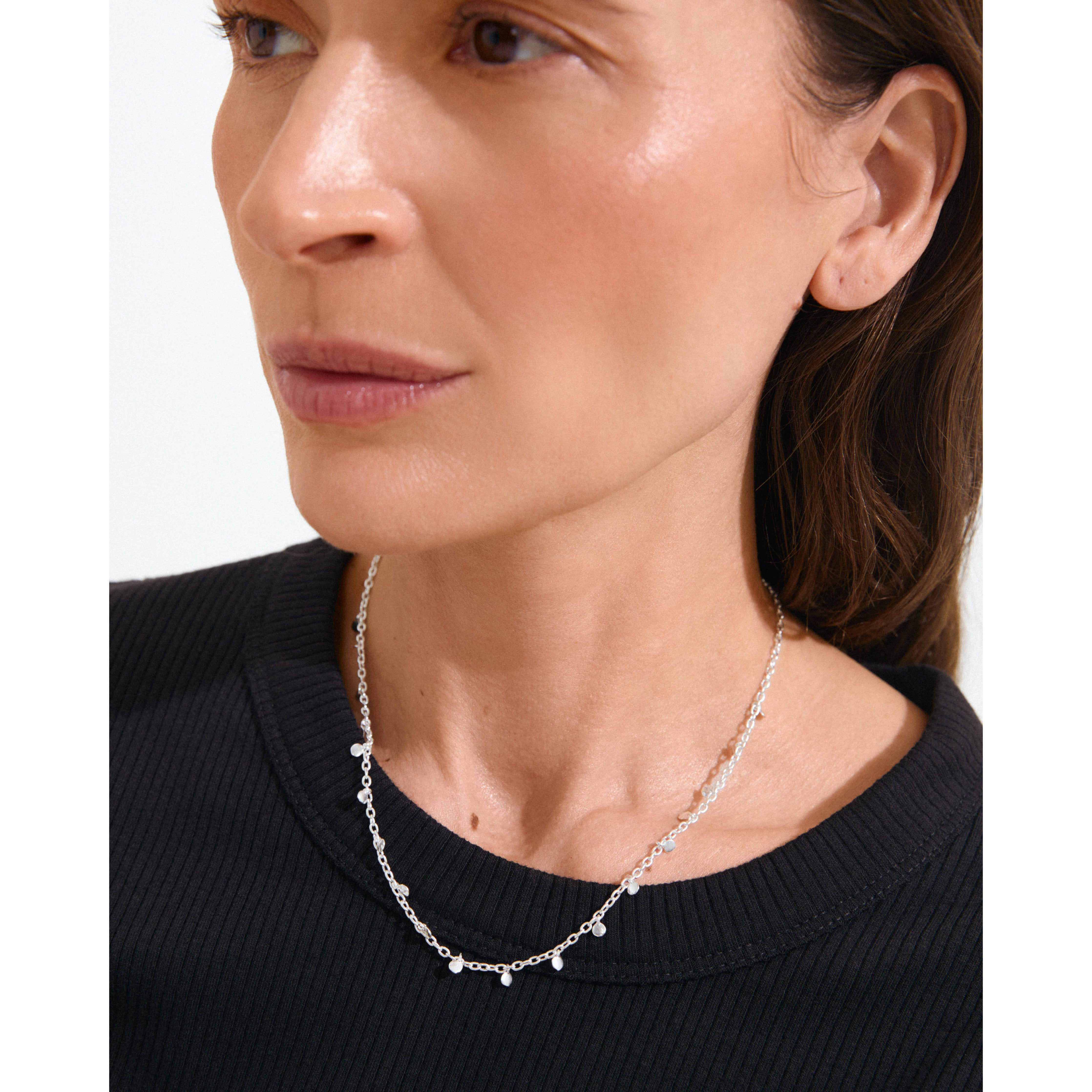 pilgrim-panna-coin-kette-versilbert-pl-ttchen-halskette image 5