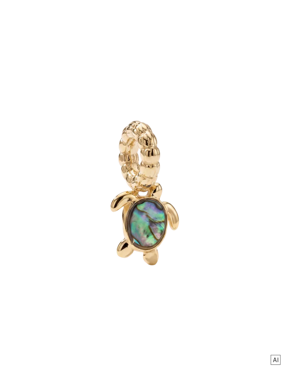 purelei-lei-abalone-turtle-charm-schildkr-te-18-4-x-9-mm image 1