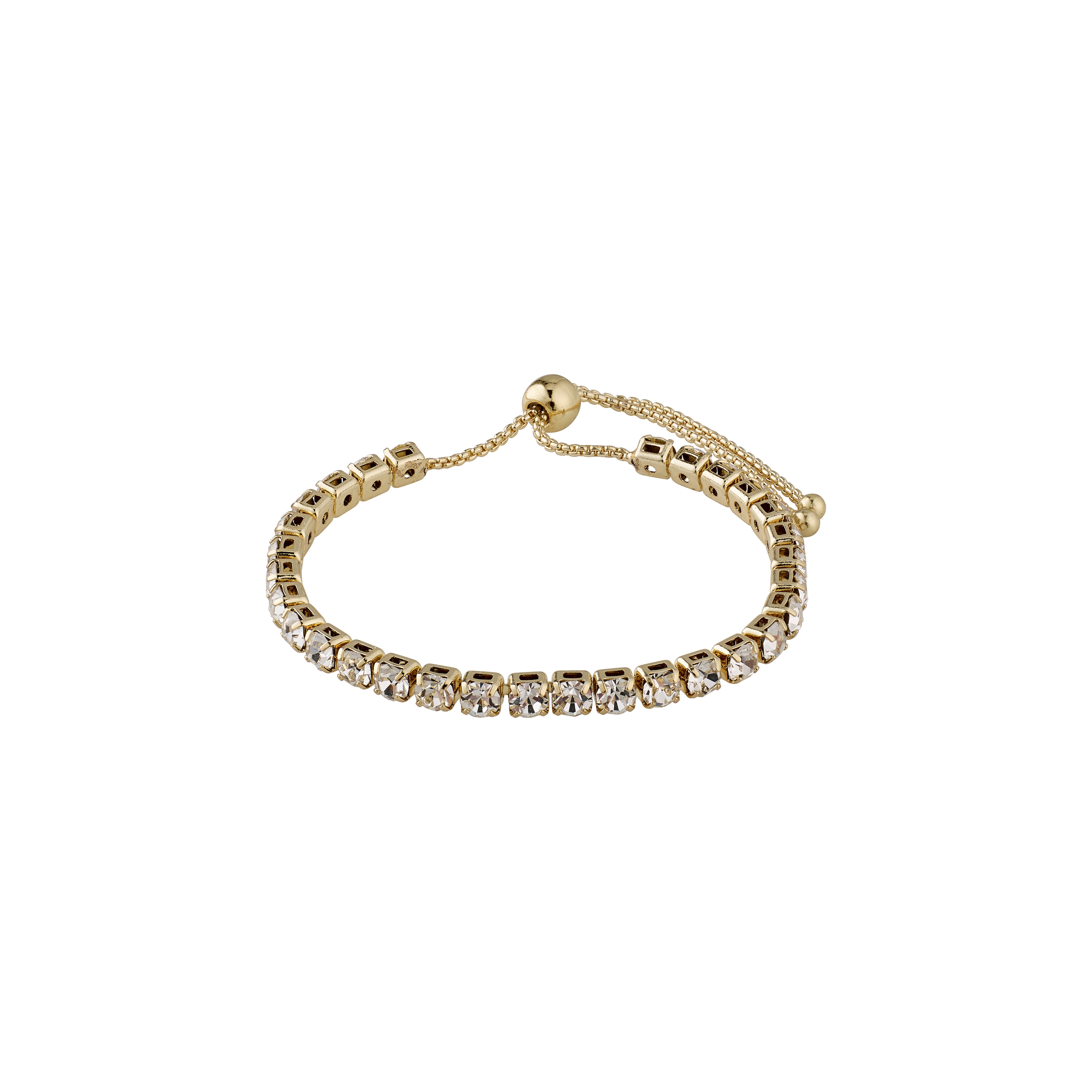 pilgrim-lucia-kristall-armband-verstellbar-vergoldet image 1
