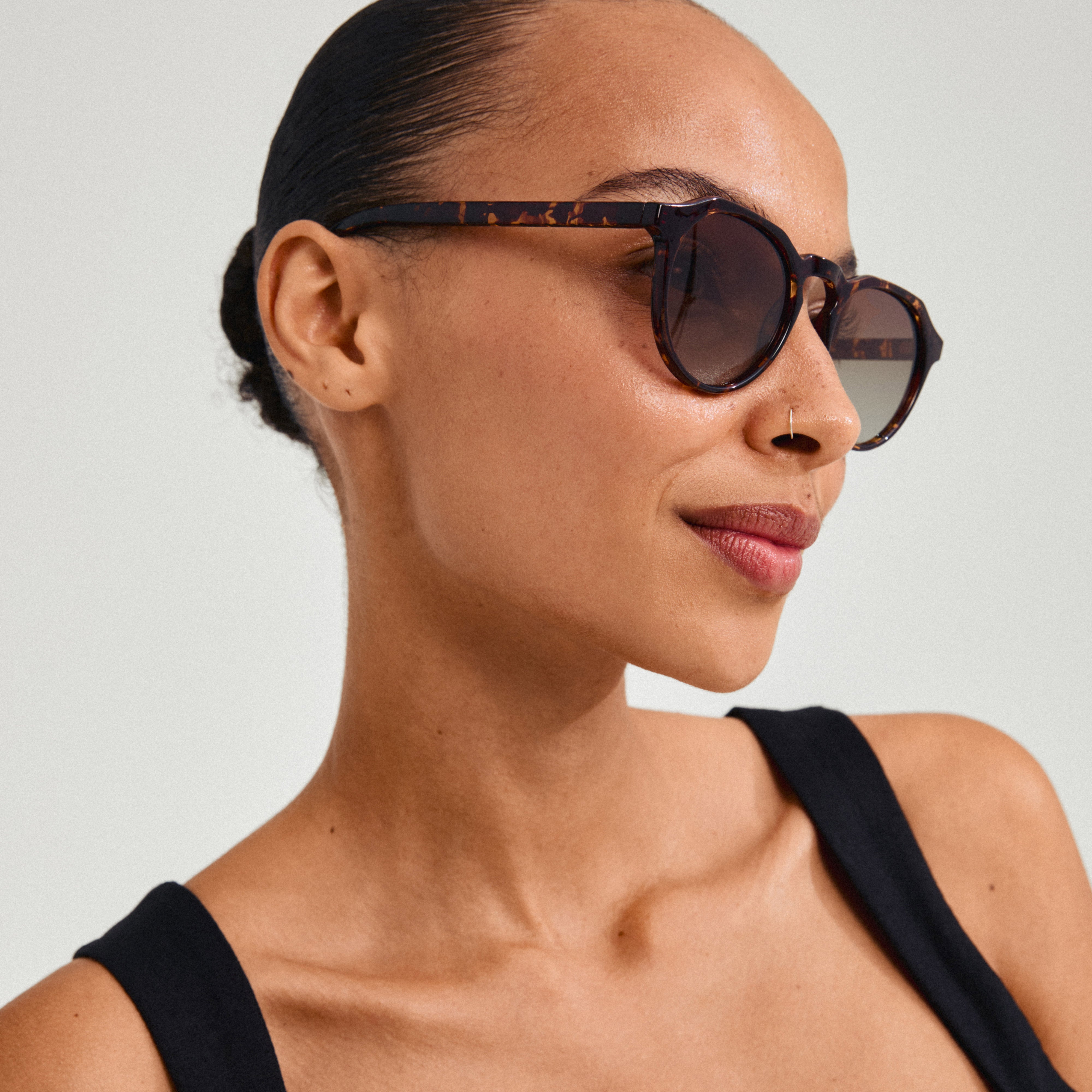 pilgrim-alejandra-sonnenbrille-tortoise-brown-rund image 3