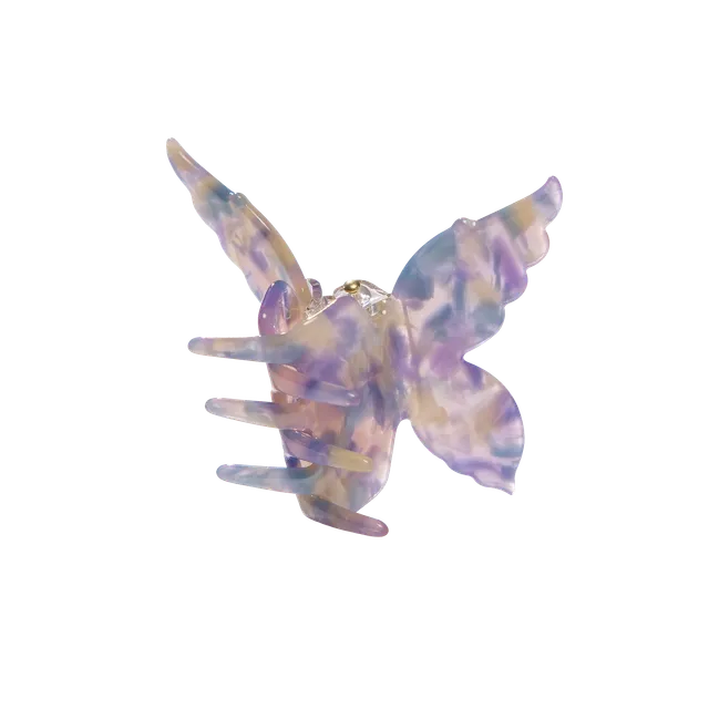 purelei-fairytale-schmetterling-haarklammer-regenbogen-acetate image 1