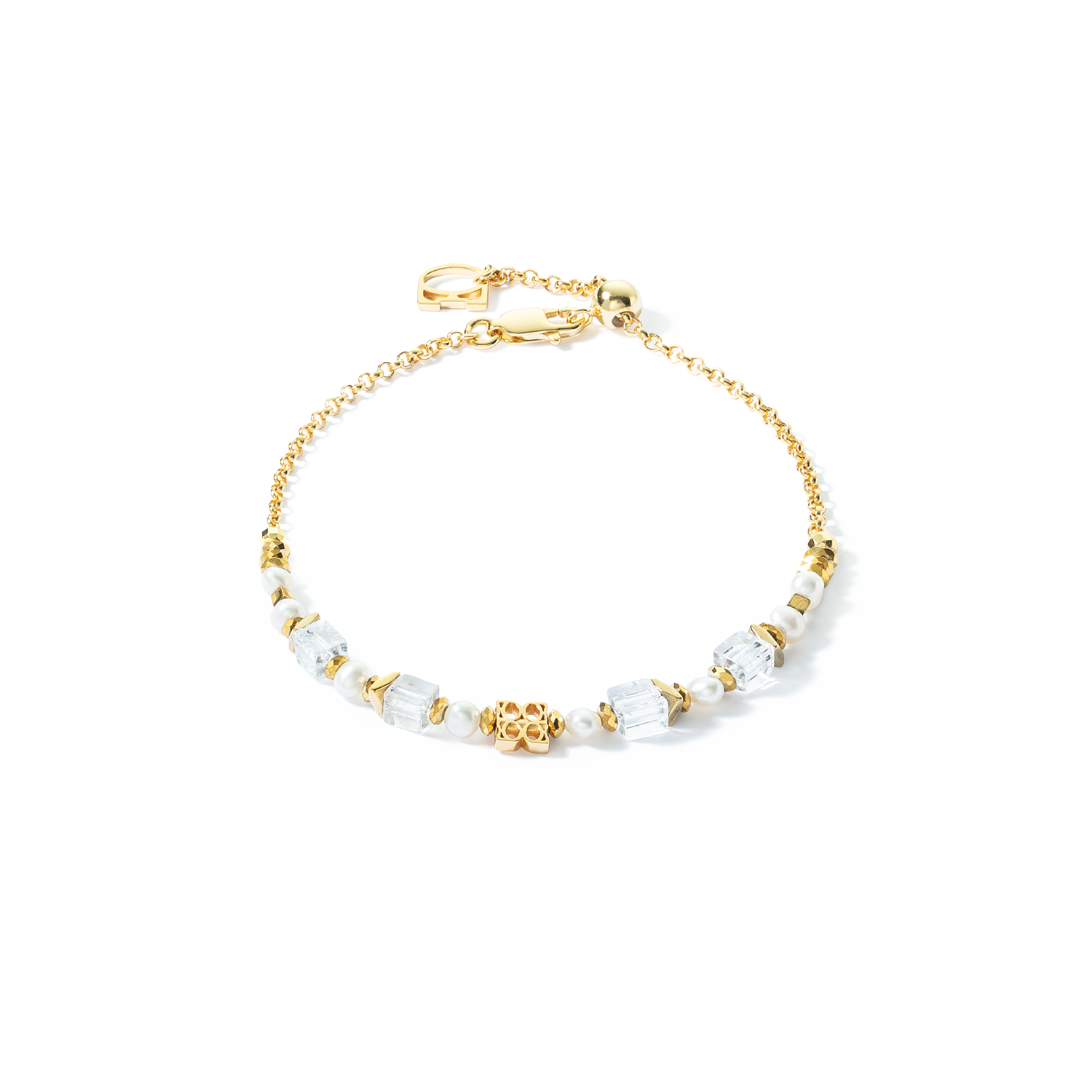 coeur-de-lion-iconic-signature-armband-fine-edition-gold-wei-14-20-5-cm image 1