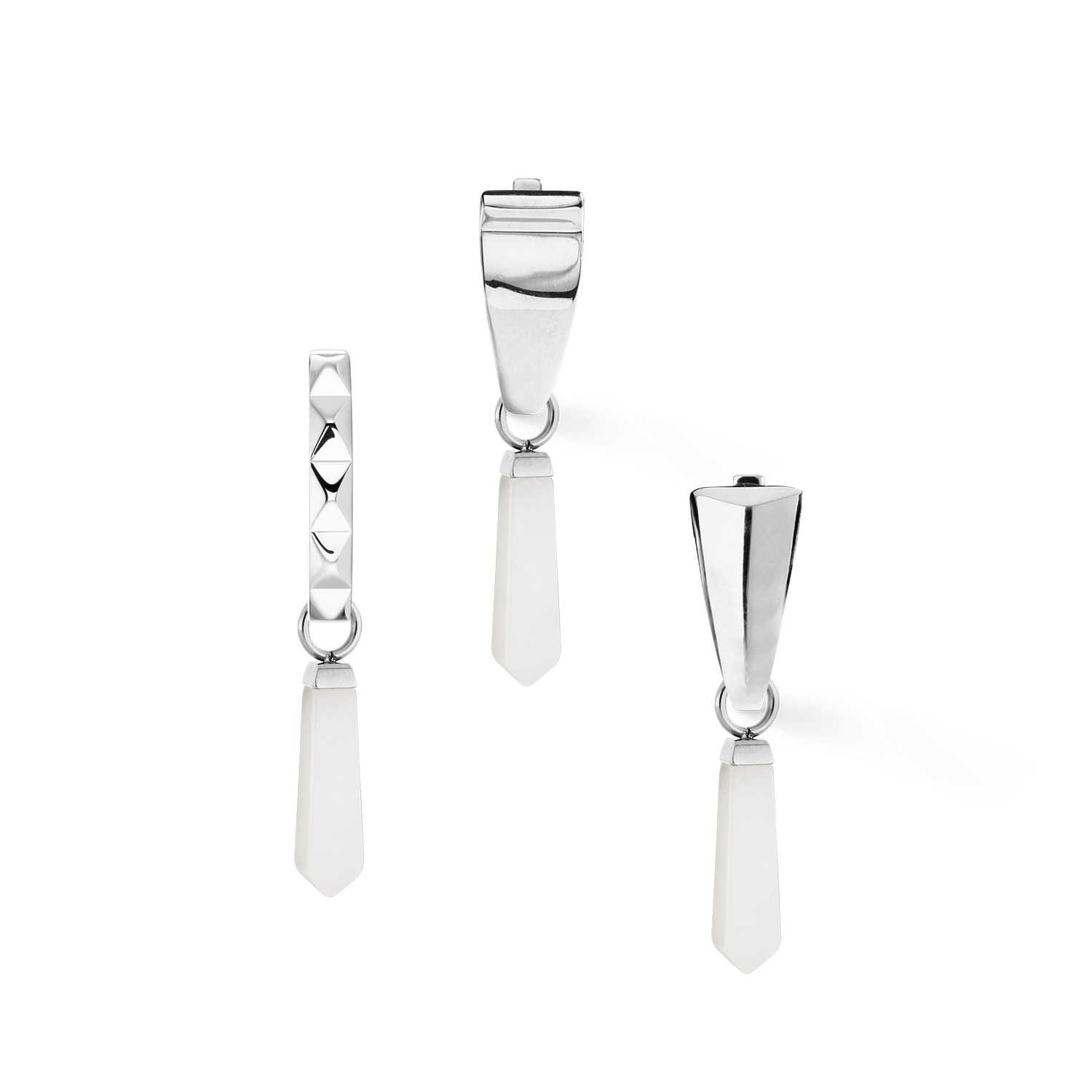 coeur-de-lion-ear-me-up-charm-obelisk-silber-wei-paar image 4