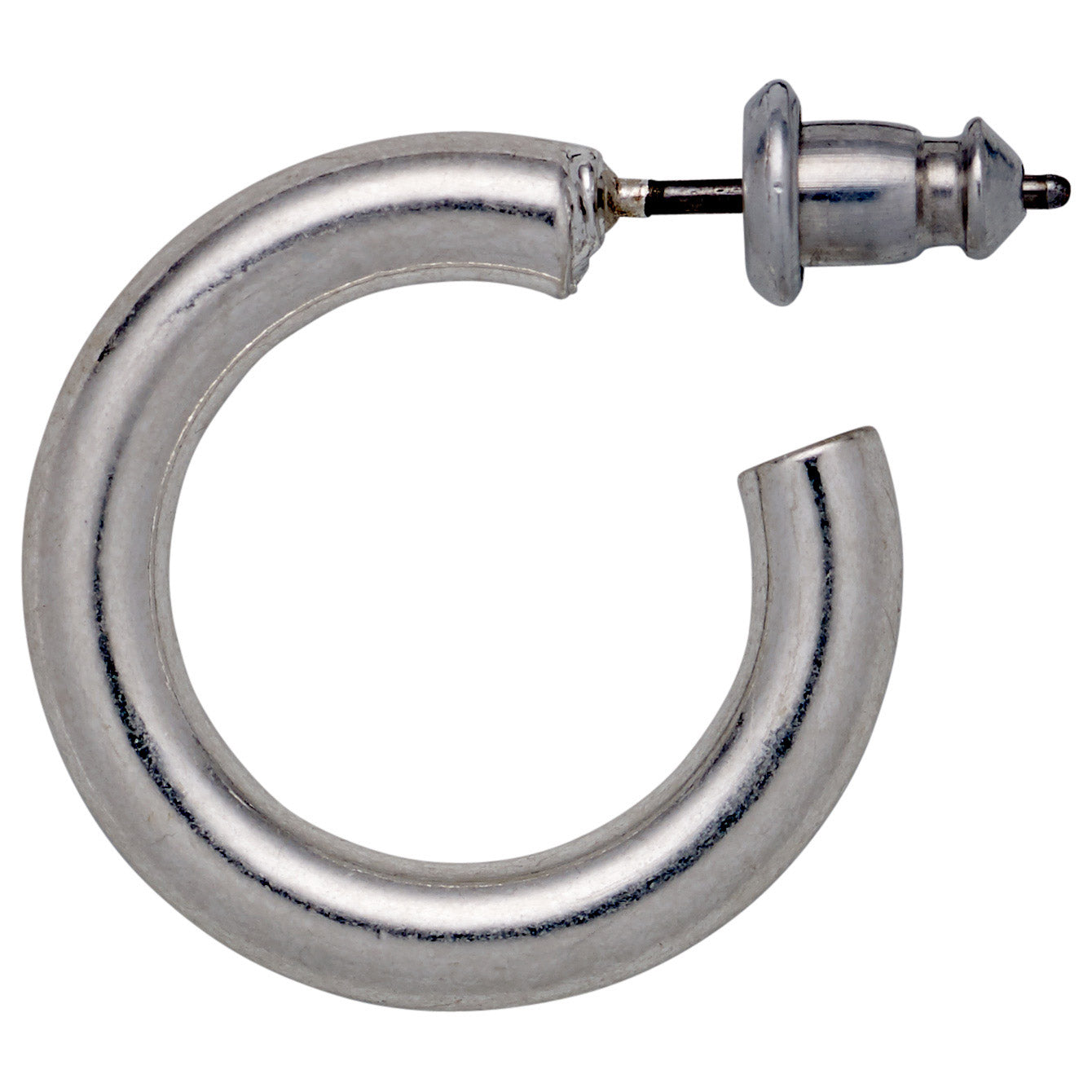 pilgrim-dolag-ohrringe-versilbert-chunky-half-hoops image 5