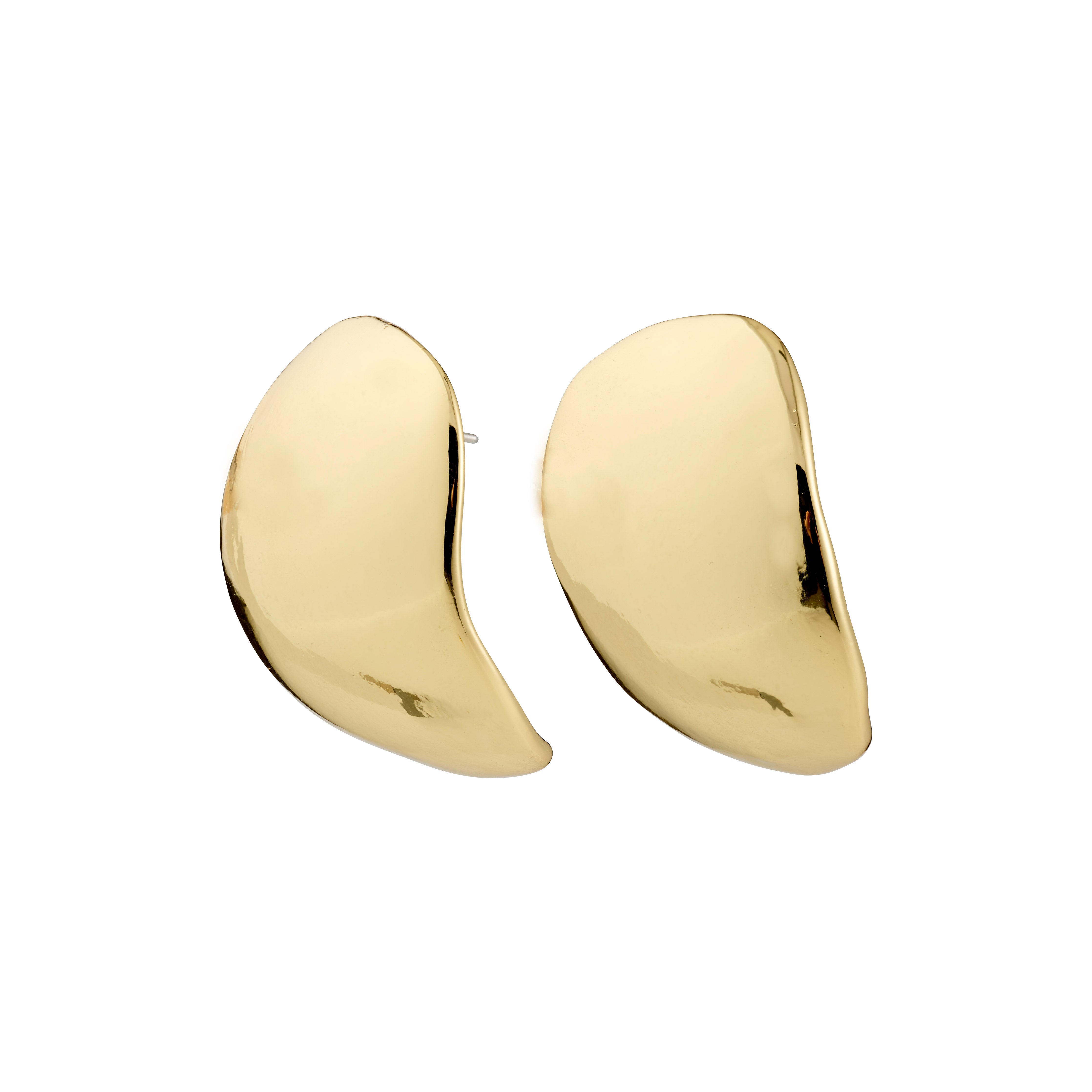 pilgrim-sparkle-ohrstecker-goldplattiert-gro-e-polierte-giga-studs image 1