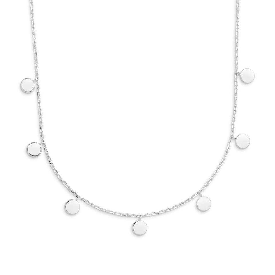 xenox-pl-ttchen-halskette-925-sterlingsilber-rhodiniert image 1