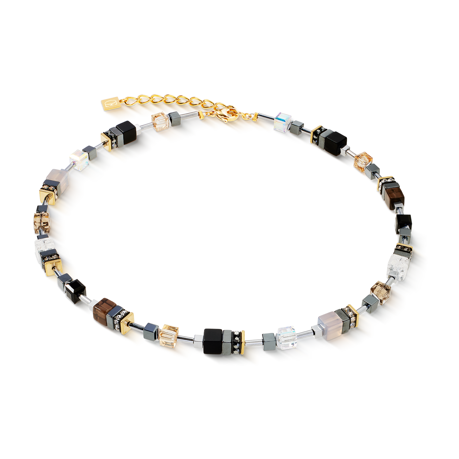 coeur-de-lion-geocube-precious-motion-halskette-stone-whisper-gold image 1
