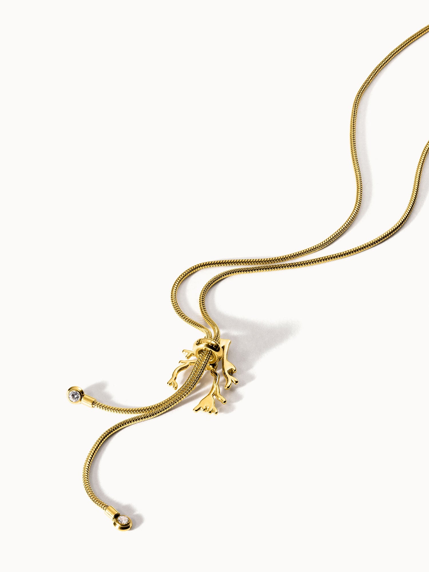 purelei-coral-cove-kette-schlangenkette-verstellbar-bis-70-cm-mit-koralle-und-zi image 2