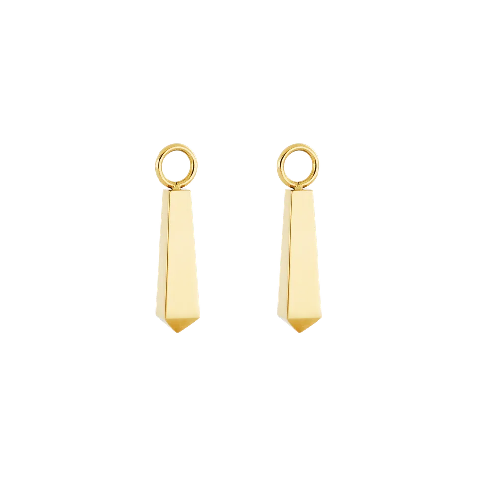 coeur-de-lion-ear-me-up-charm-obelisk-gold-edelstahl image 1