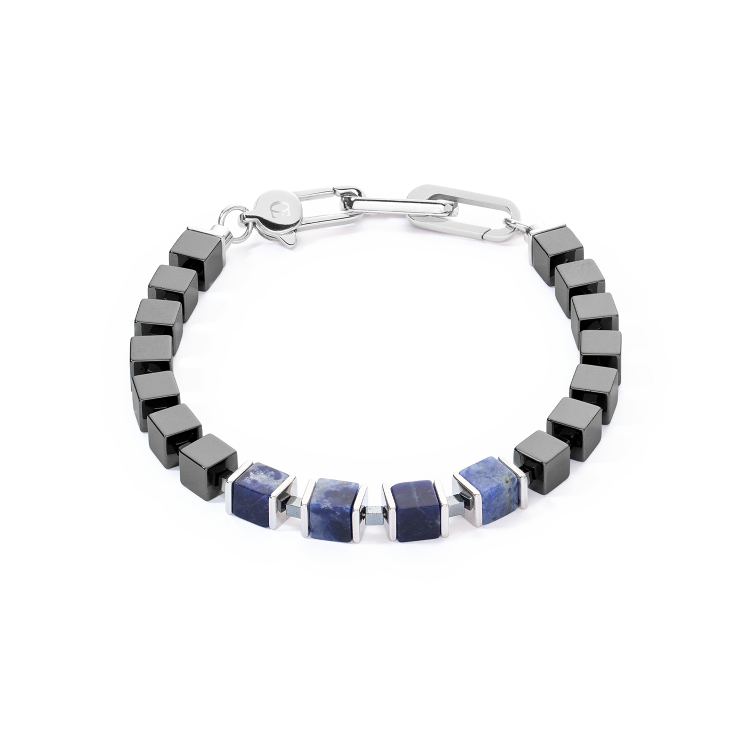 coeur-de-lion-unisex-armband-for-you-me-precious-cubes-blau-19-22-cm image 1