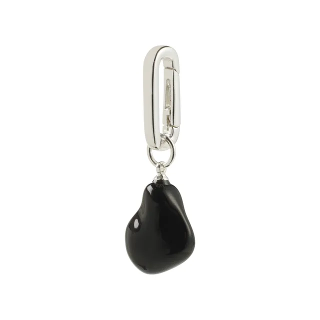 pilgrim-charm-anh-nger-schwarz-versilbert image 1