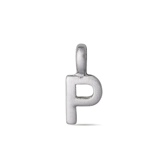 pilgrim-charm-p-anh-nger-versilbert-buchstaben-charm image 1