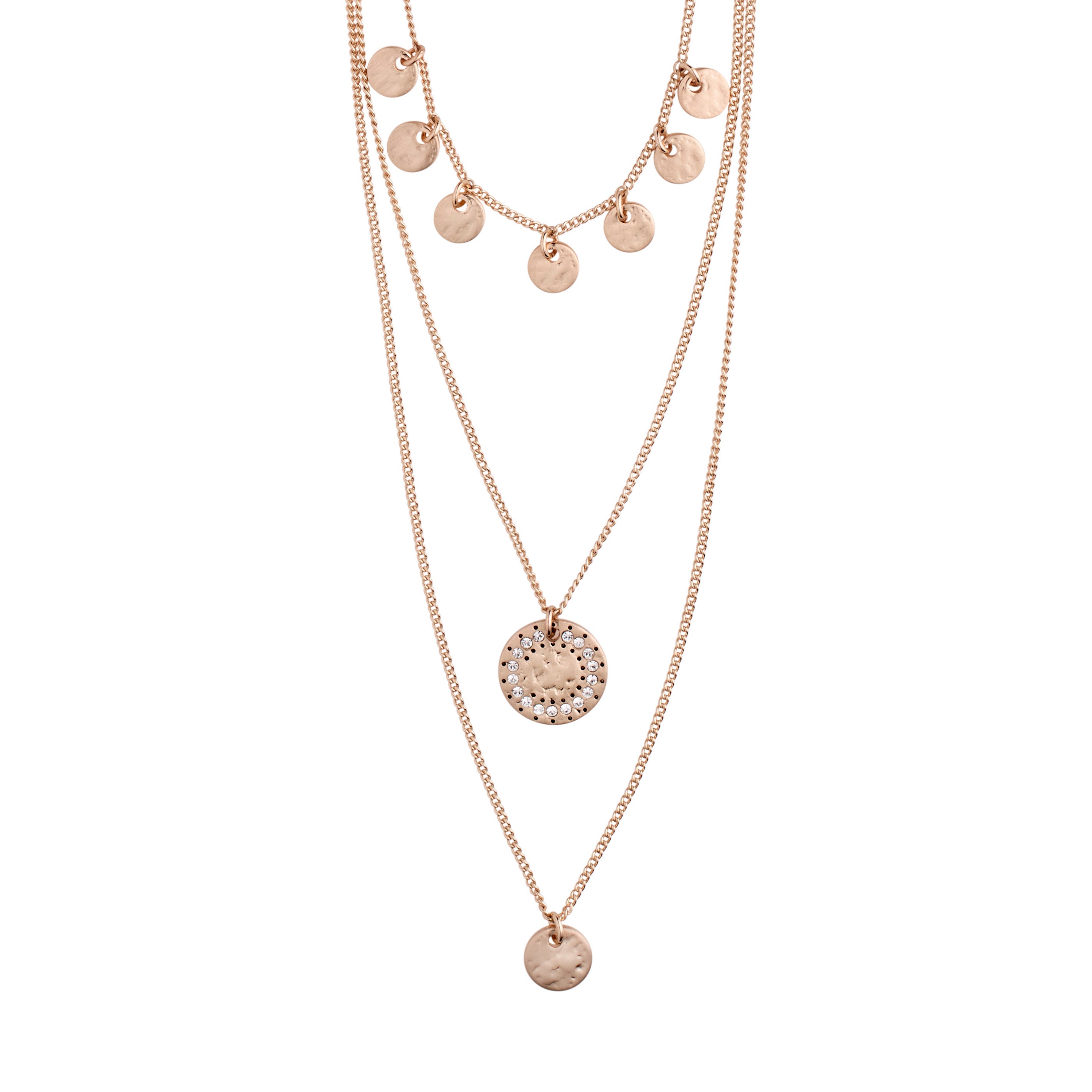 pilgrim-arden-halskette-3-in-1-rosegold-plattiert-mit-kristallen image 1