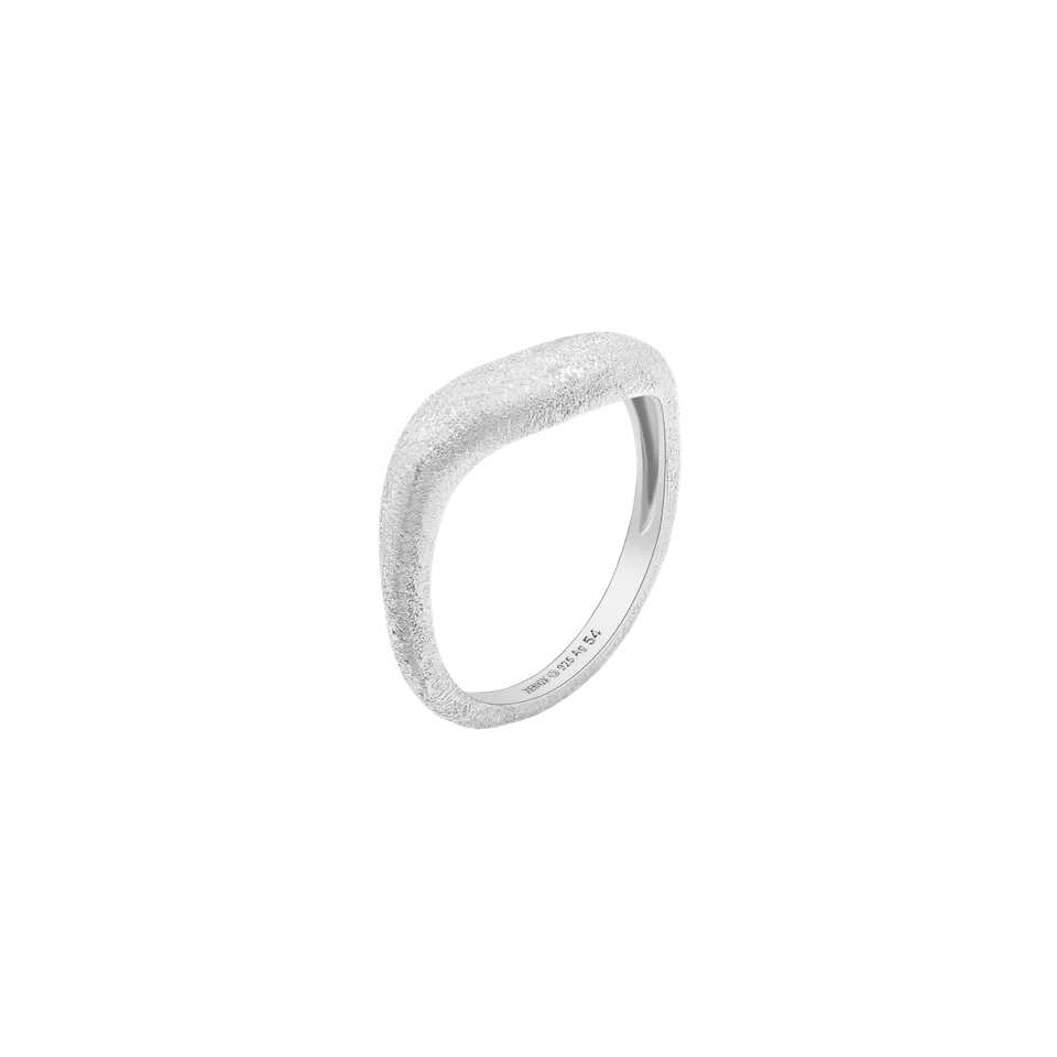xenox-dusted-glow-ring-925-sterlingsilber-rhodiniert-strukturiert image 1