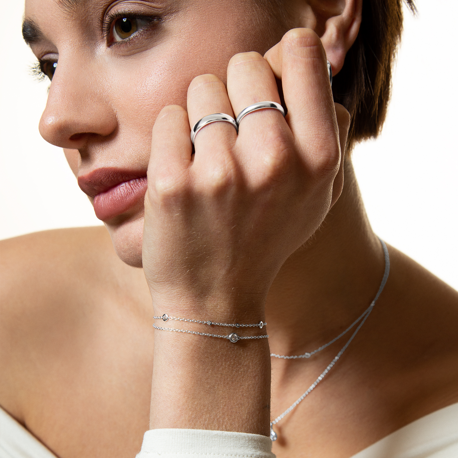 xenox-zarge-armband-925-sterlingsilber-rhodiniert-xs3831 image 5