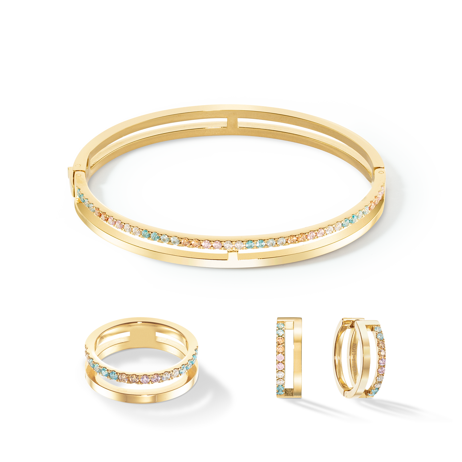 coeur-de-lion-ring-eternal-unity-gold-multicolor-pastell image 3