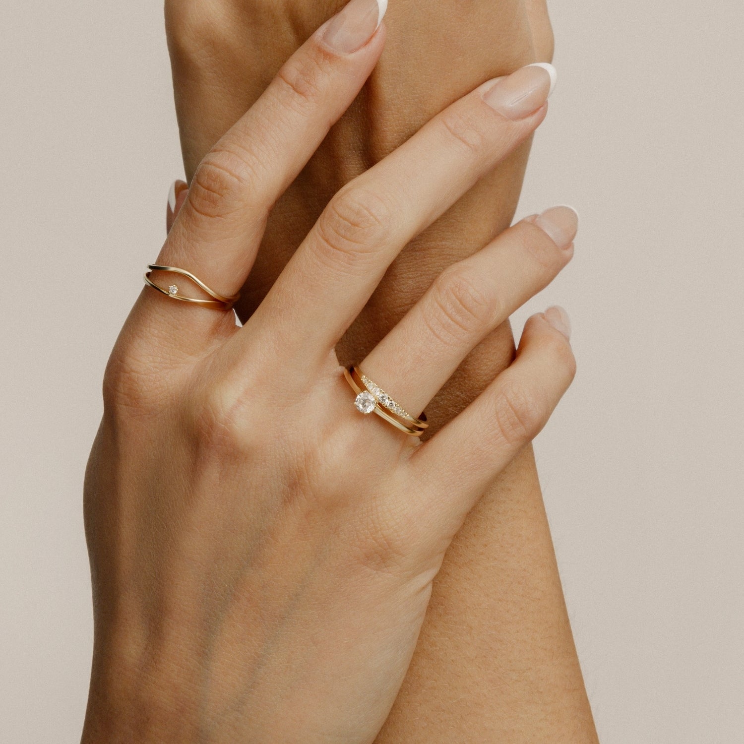 xenox-fine-ava-ring-585-gelbgold-mit-zirkonia image 2