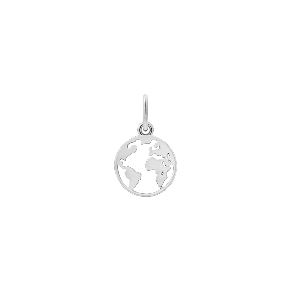 xenox-weltkugel-charm-xs10538-925-sterlingsilber-rhodiniert image 1