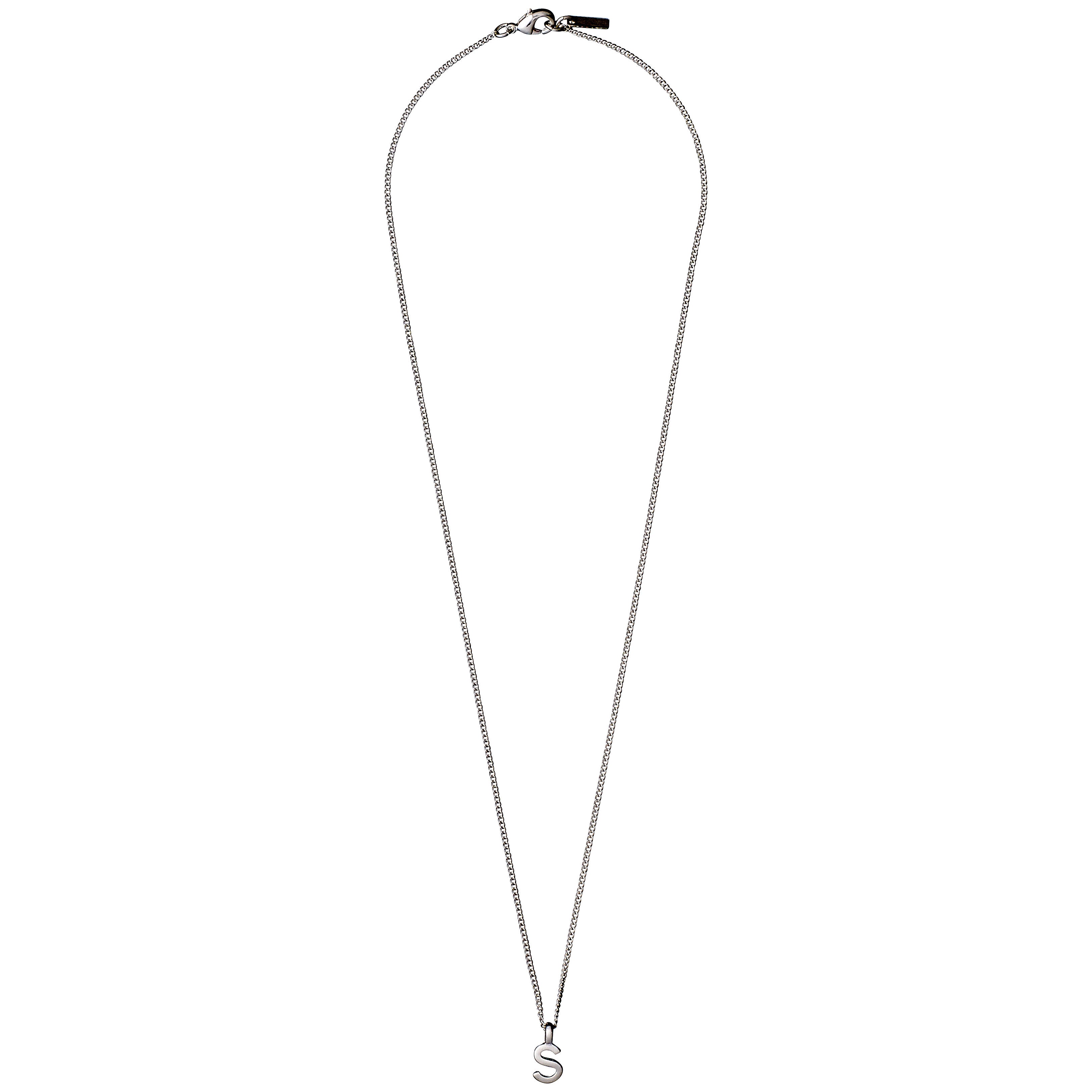 pilgrim-charm-halskette-mit-s-anh-nger-versilbert-43-cm image 1