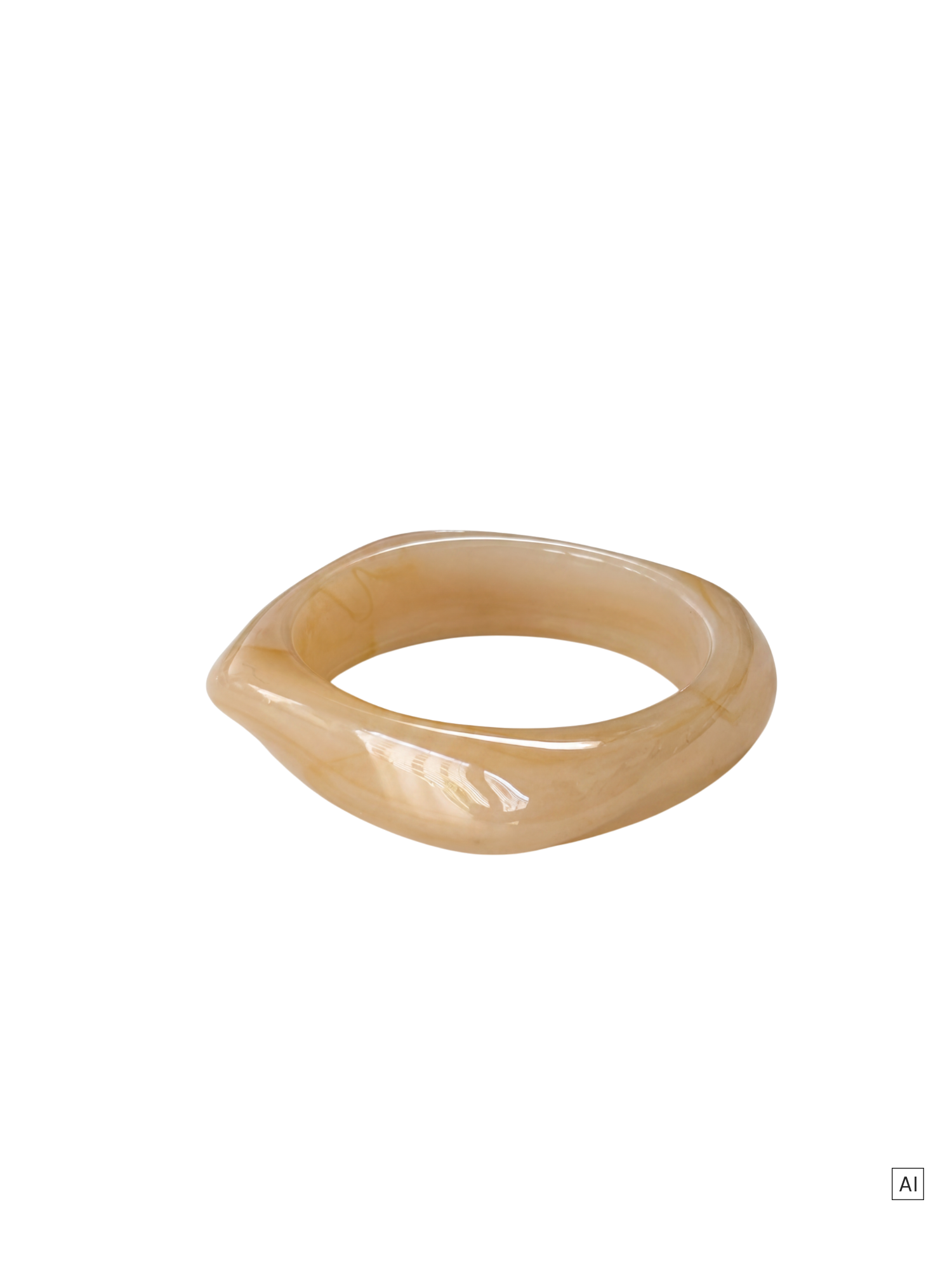 purelei-colorful-big-bangle-armreif-aus-harz-in-rosa-hellblau-beige image 7