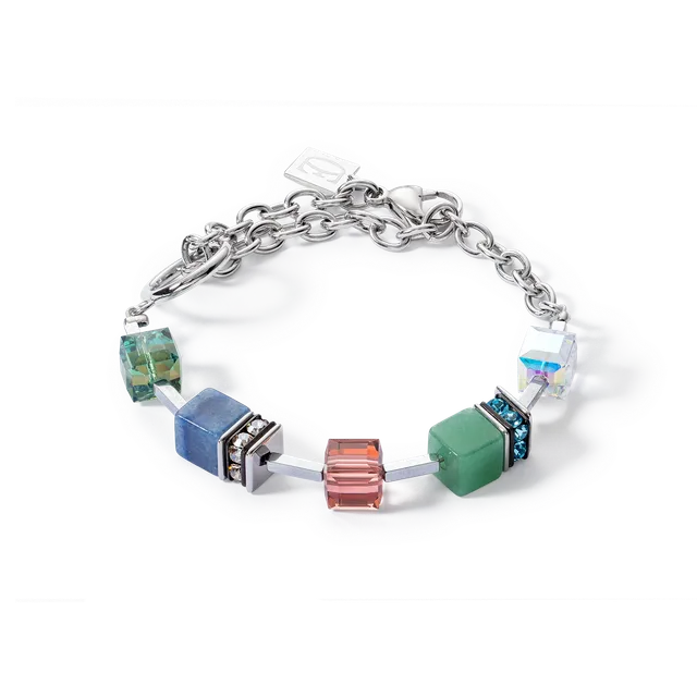 coeur-de-lion-armband-geocube-statement-precious-chunky-chain-multiwear-35-multi image 1