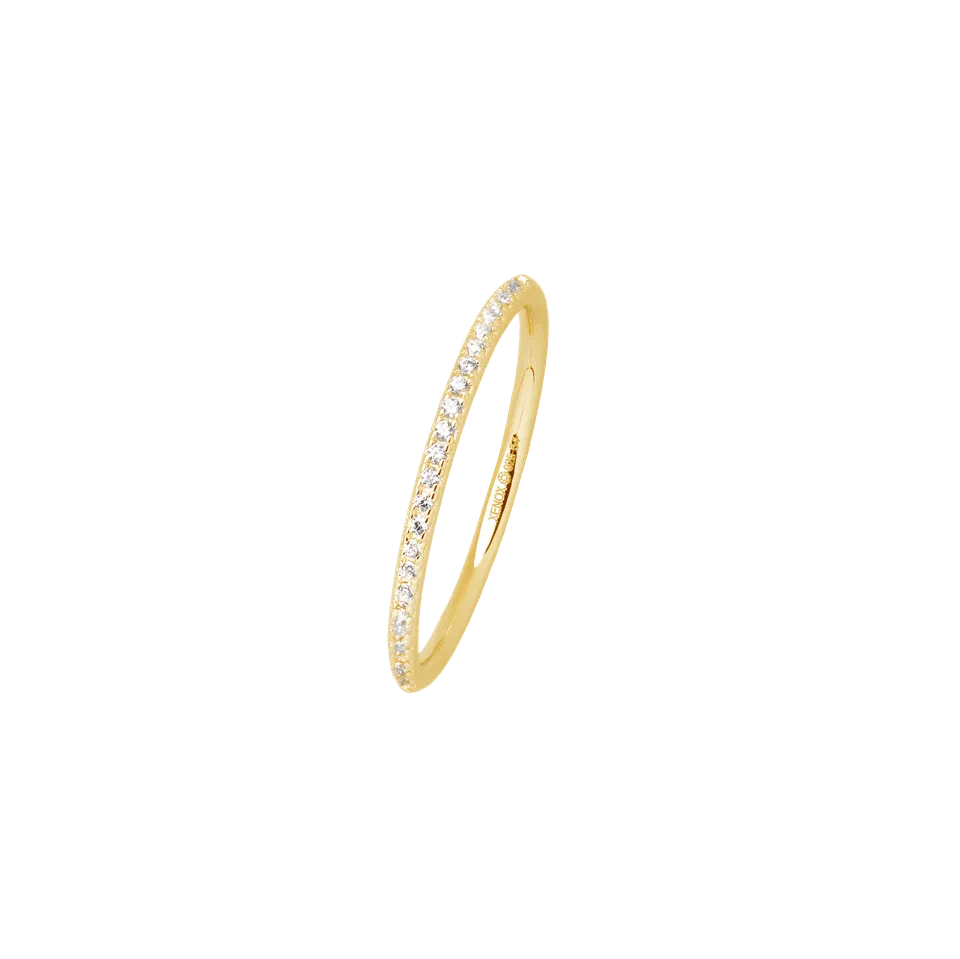 xenox-krappe-ring-925-sterlingsilber-18k-vergoldet-mit-zirkonia-xs1721g image 1