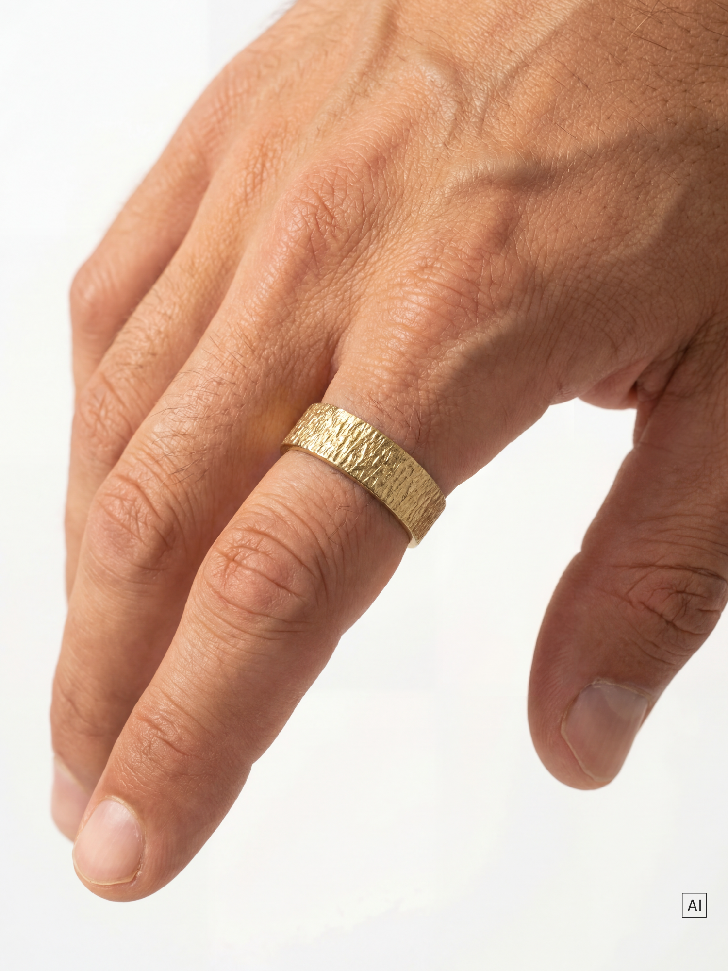 purelei-tidemark-ring-8-mm-edelstahl-ring-in-gold-oder-silber image 3