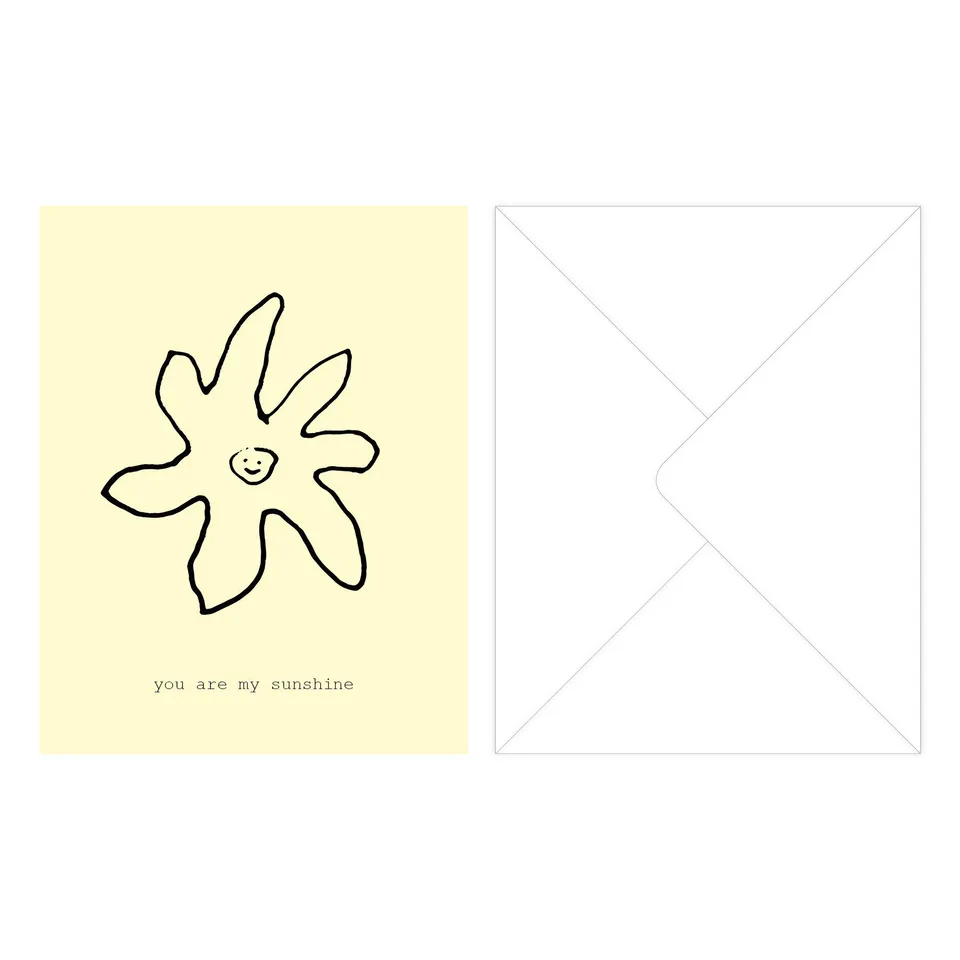 pilgrim-gru-karte-you-are-my-sunshine-mit-umschlag-geschenkkarte image 1