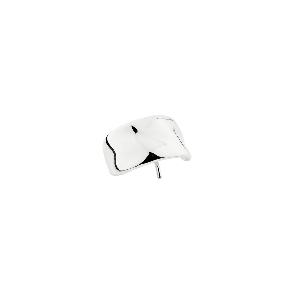 pilgrim-amaris-haarspange-versilbert-hammerschlag-optik image 1