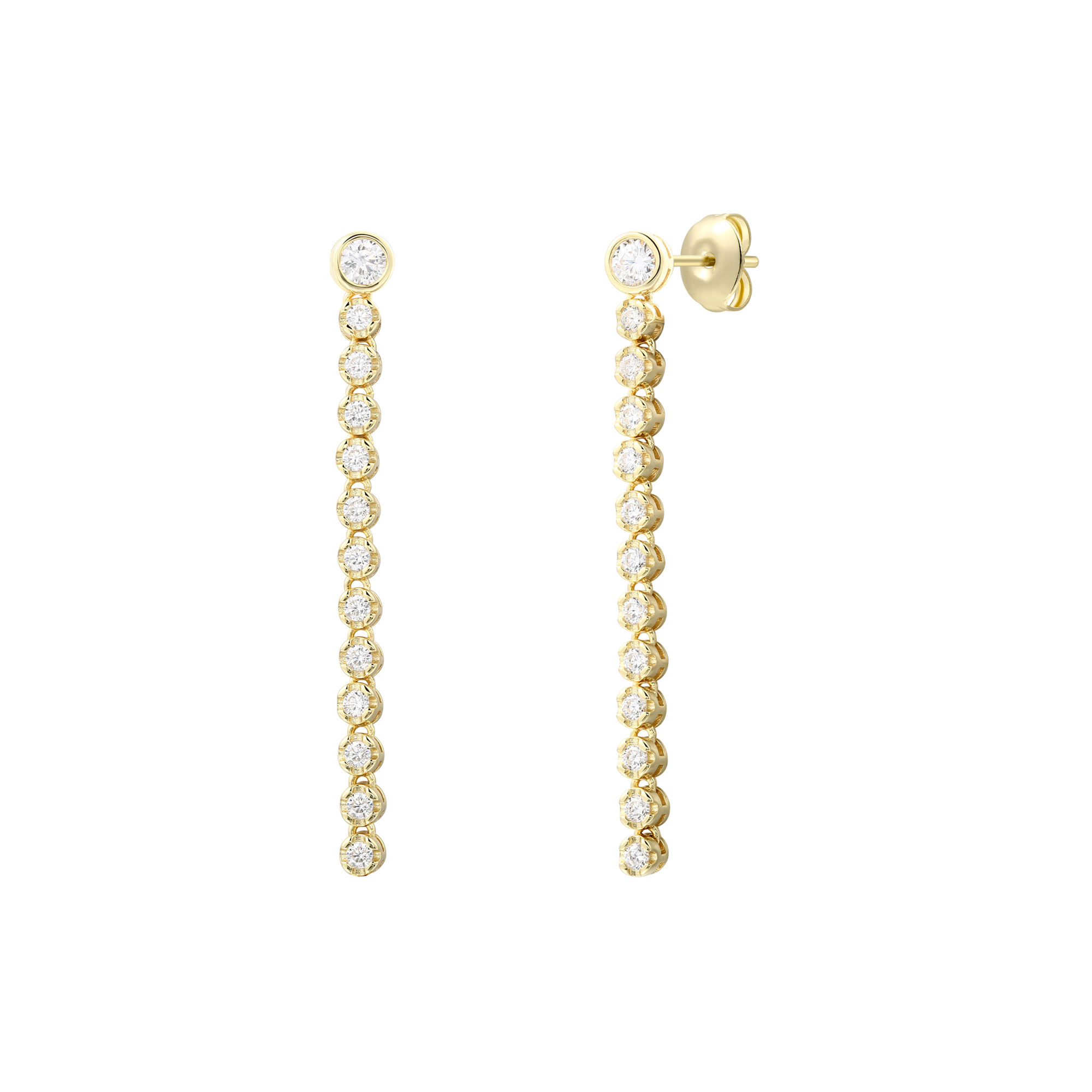 xenox-venice-ohrringe-925-sterlingsilber-rhodiniert-mit-zirkonia-reihe-xs91964 image 2