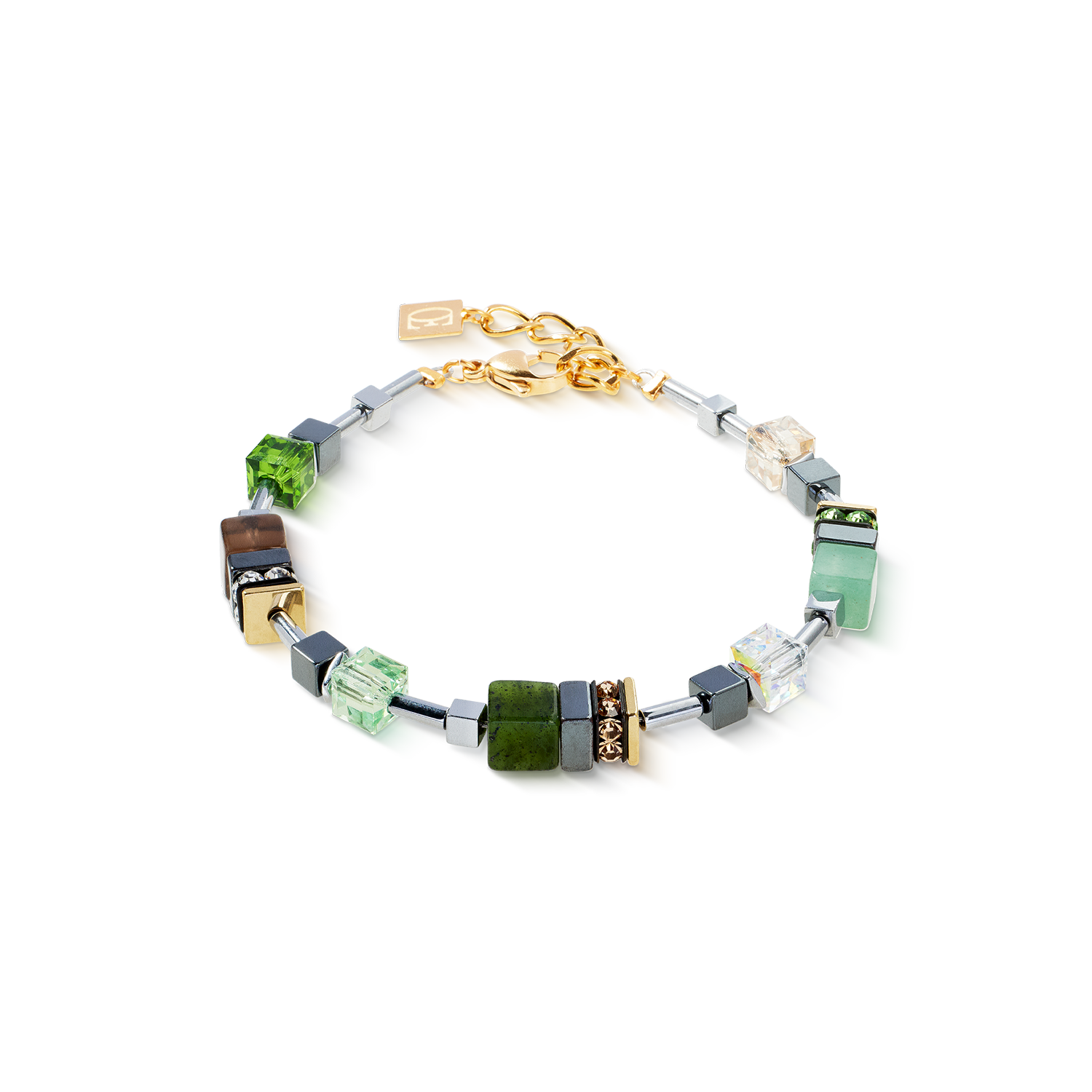 coeur-de-lion-geocube-precious-motion-armband-forest-light-gold image 1