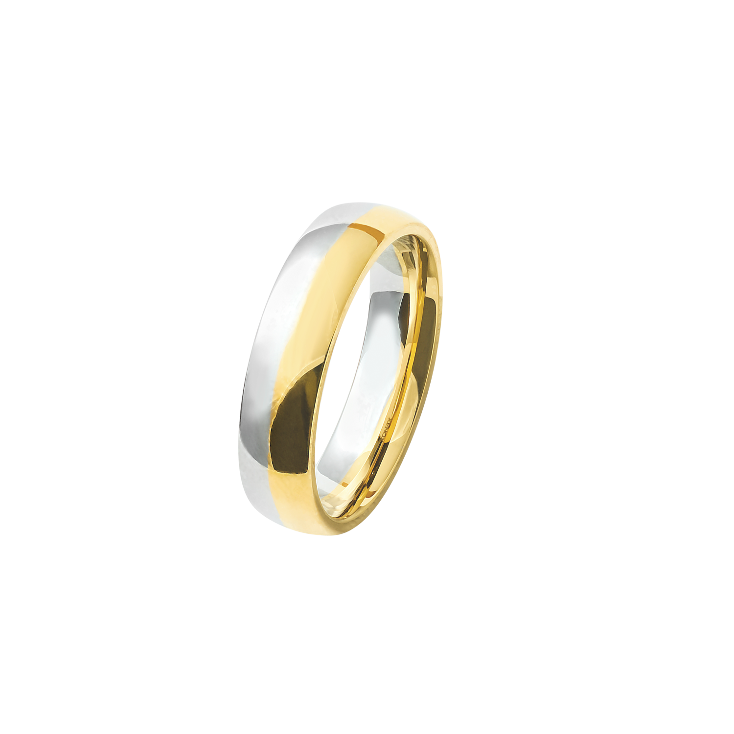 xenox-partnerring-bicolor-aus-edelstahl-x5031-60 image 1