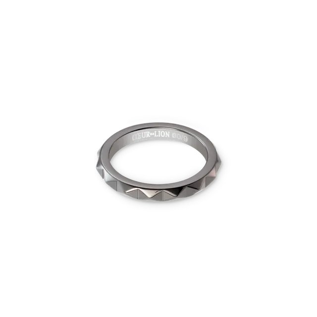 coeur-de-lion-ring-spikes-anthrazit-edelstahl image 1