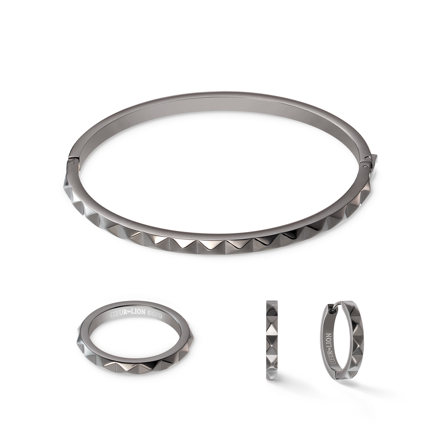 coeur-de-lion-ring-spikes-anthrazit-edelstahl image 3