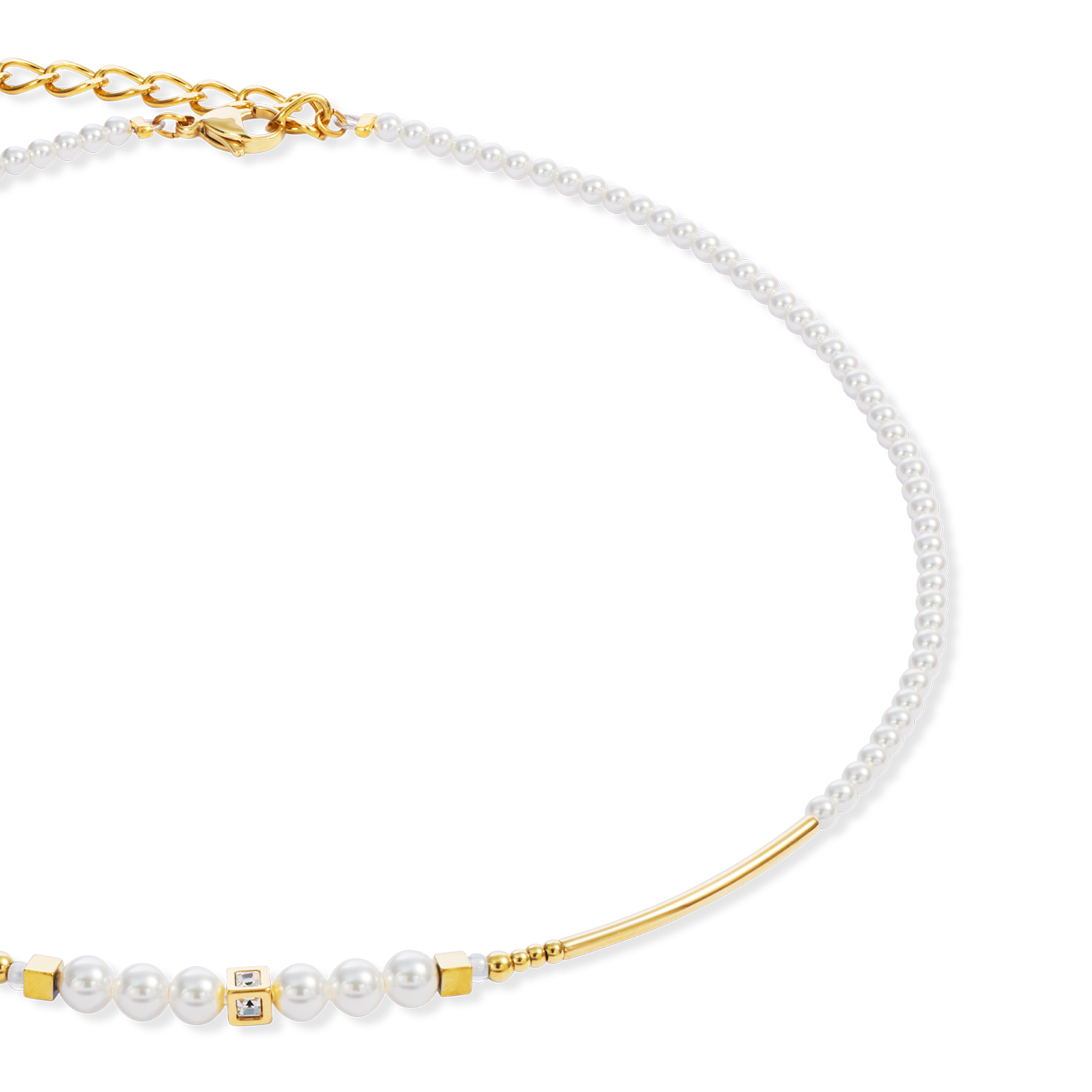 coeur-de-lion-shimmering-princess-pearls-halskette-gold-wei-crystal-pearls image 2