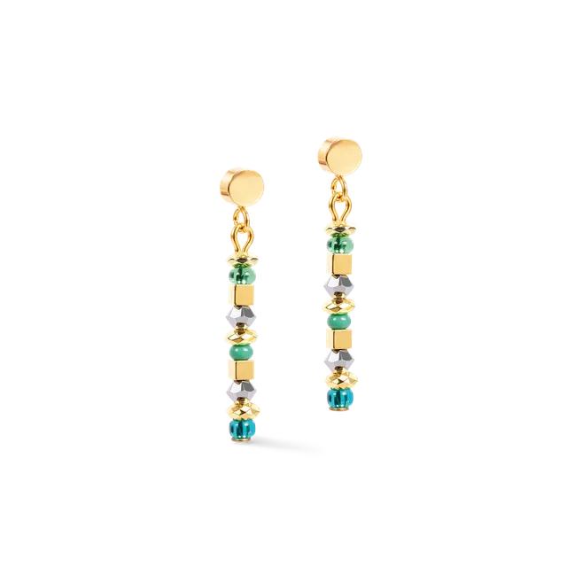 coeur-de-lion-ohrringe-golden-whisper-gr-n-gold-3-cm image 1