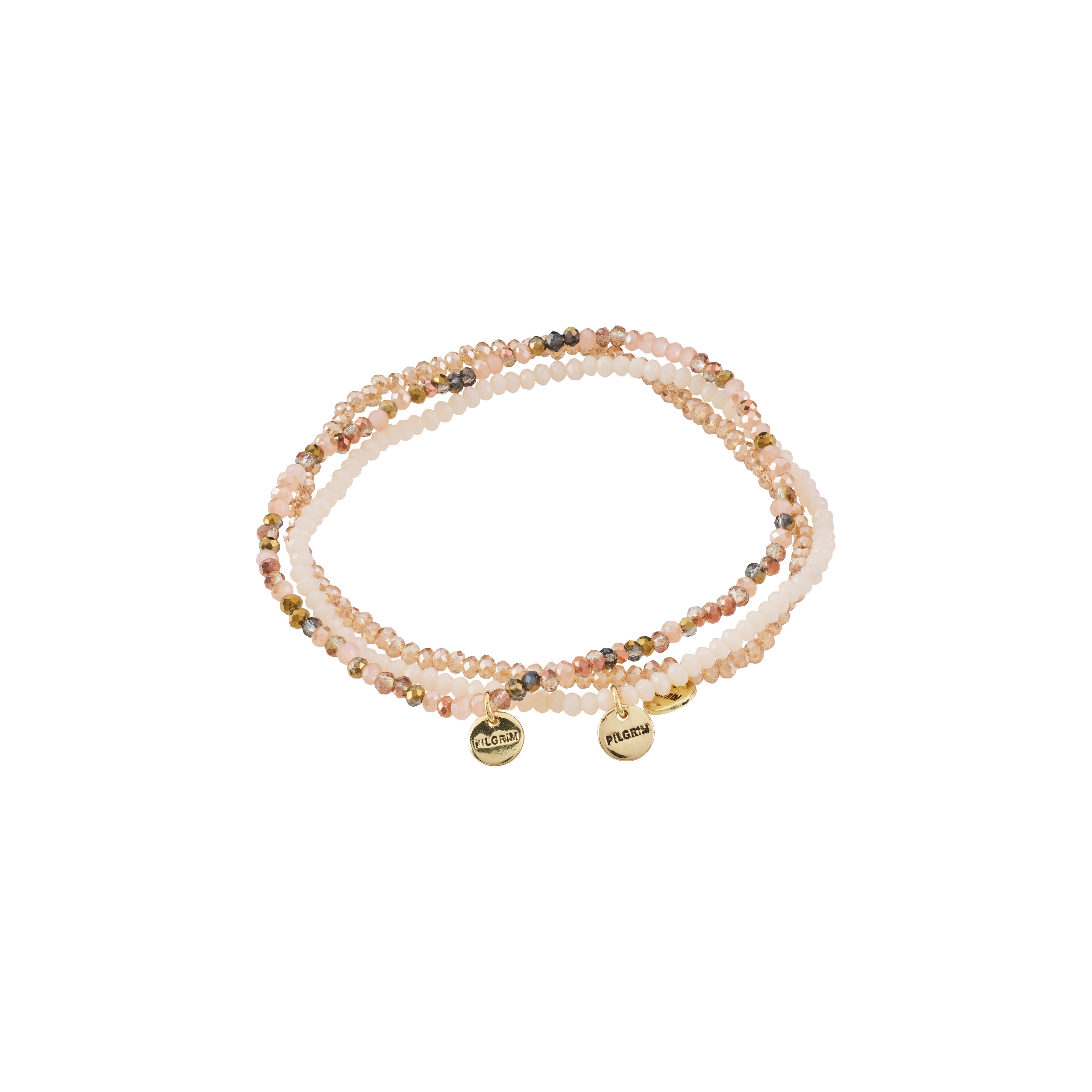 pilgrim-indigo-armband-set-3-in-1-beige-vergoldet-glasperlen image 1