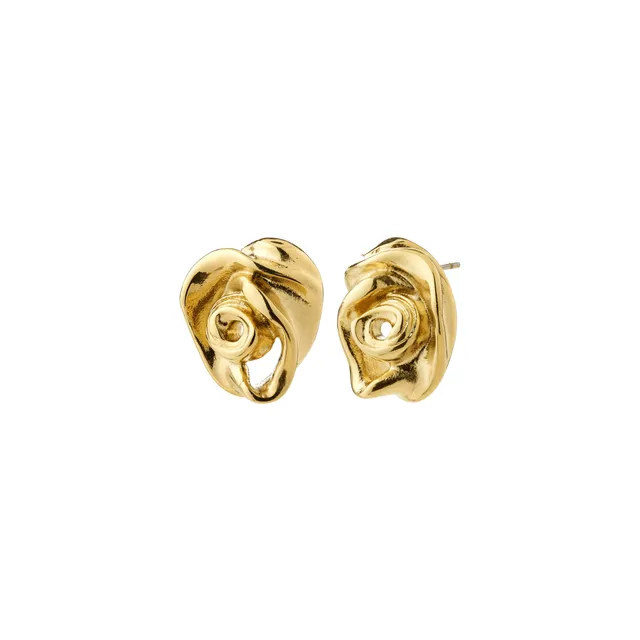 pilgrim-inner-ohrstecker-goldplattiert-rose-organisch image 1