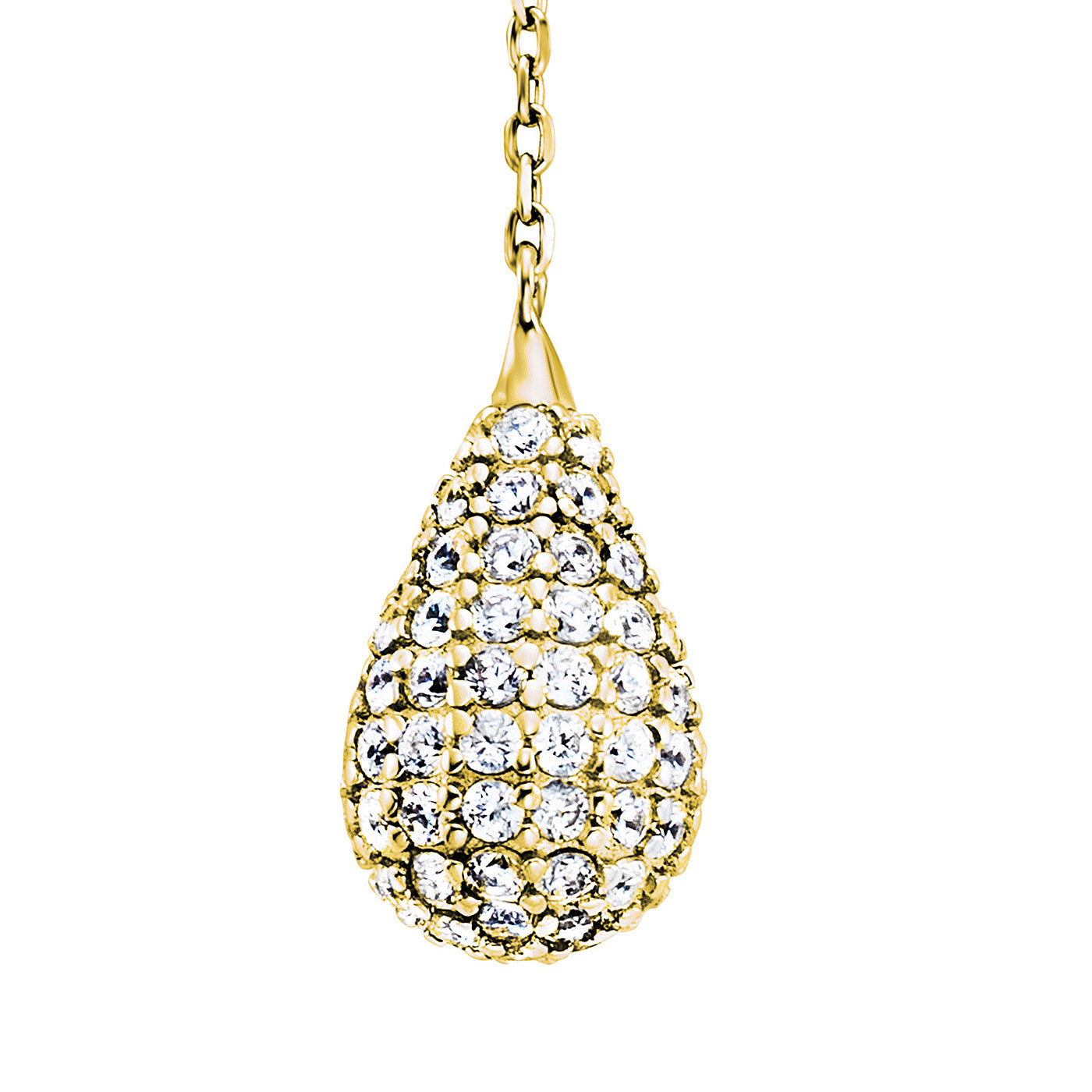 julie-julsen-hanging-crystal-drop-y-kette-silber-vergoldet-mit-95-wei-en-zirkoni image 3