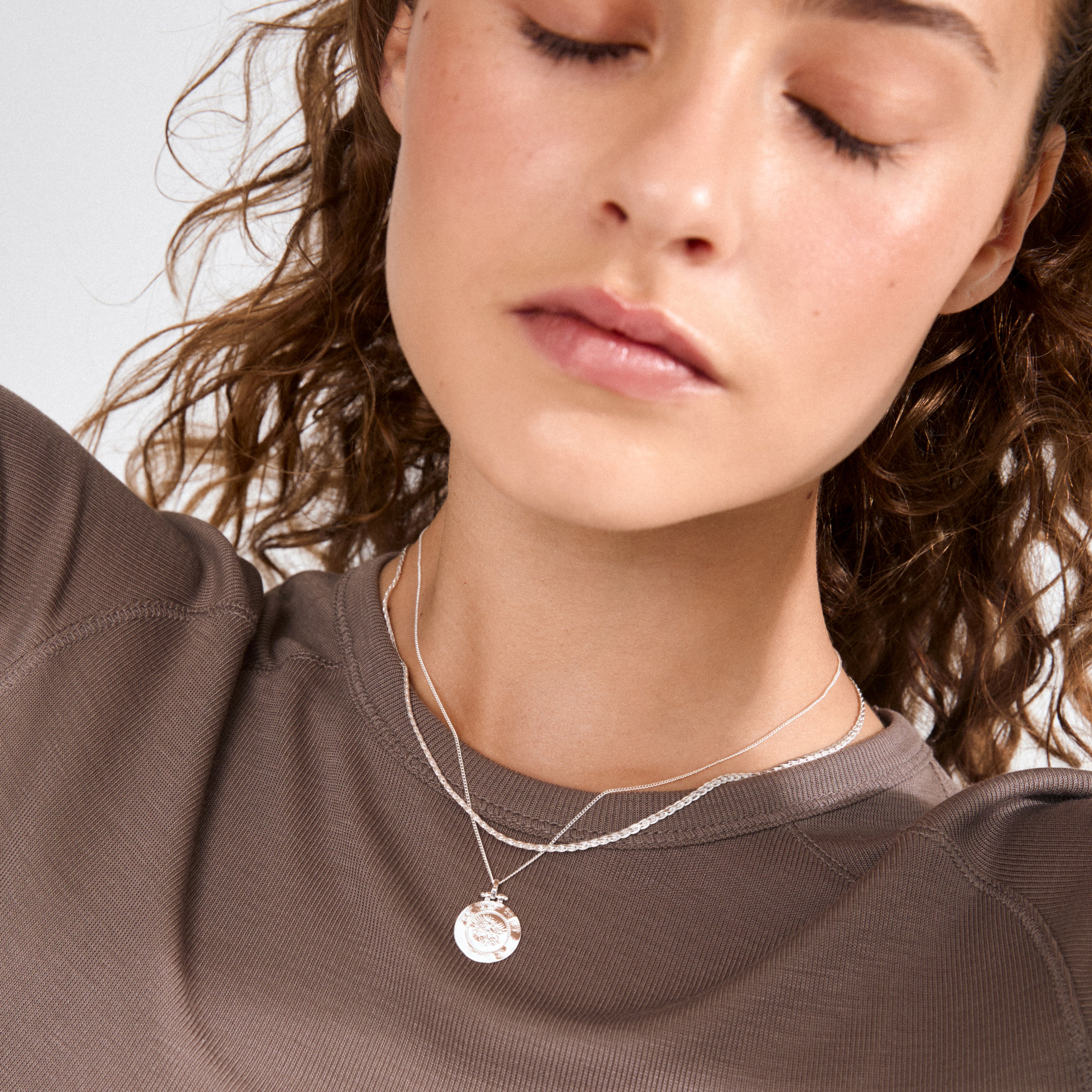 pilgrim-nomad-2-in-1-m-nz-kette-versilbert-layering-set image 3
